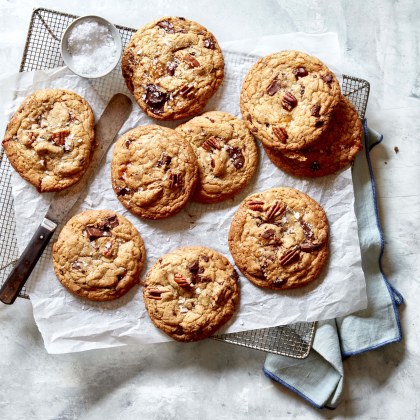 Brown Butter, Caramel and Chocolate Cookies