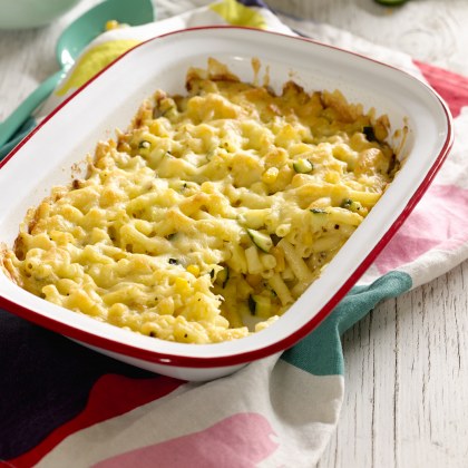 Quick Macaroni, Cheese and Veggie Bake