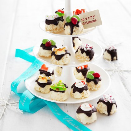 White Christmas Minty Treats