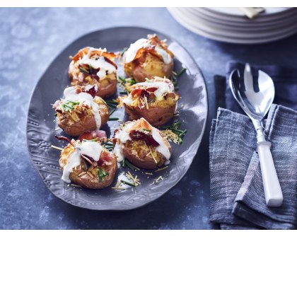 Ranch Style Potatoes with Prosciutto