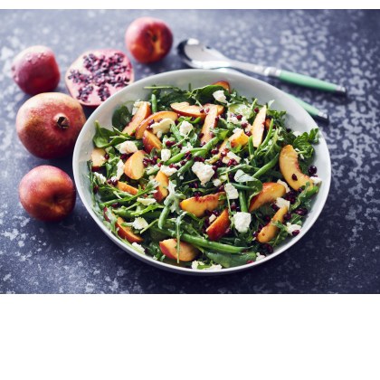 Rocket, Spinach and Nectarine Salad