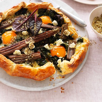 Za’atar Egg and Rainbow Chard Galette