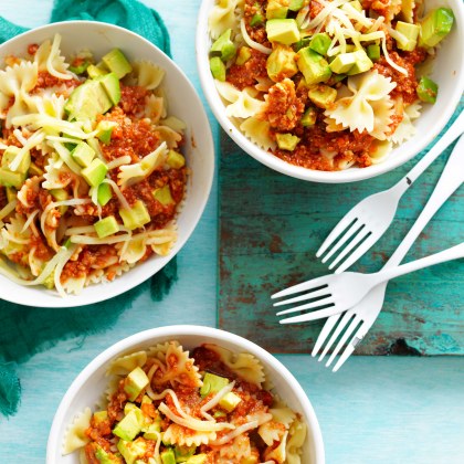 Veggie Smuggler Avocado Pasta