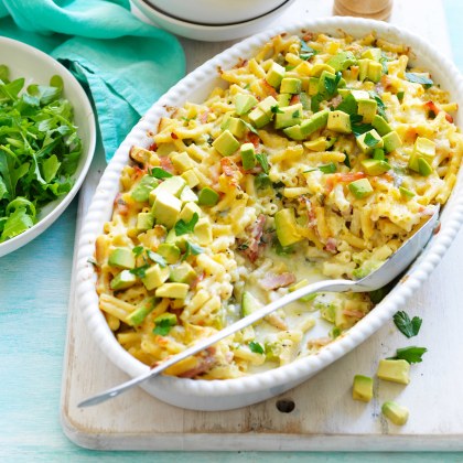 Avocado and Bacon Mac and Cheese