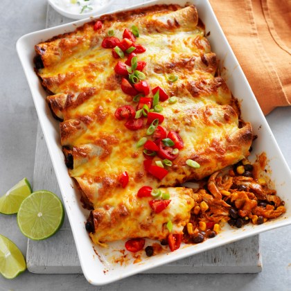 Butter Chicken Enchiladas