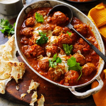 Lamb Rogan Josh Meatball Curry