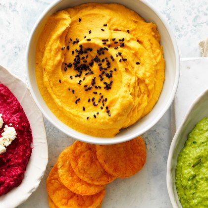 Sweet Potato and Turmeric Hummus