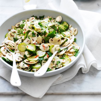 Lemon & Herb Mushroom Salad