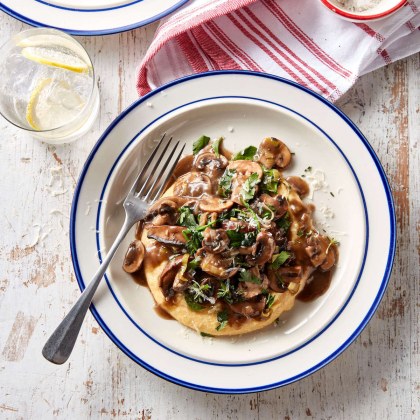 Mushroom Ragu with Creamy Polenta