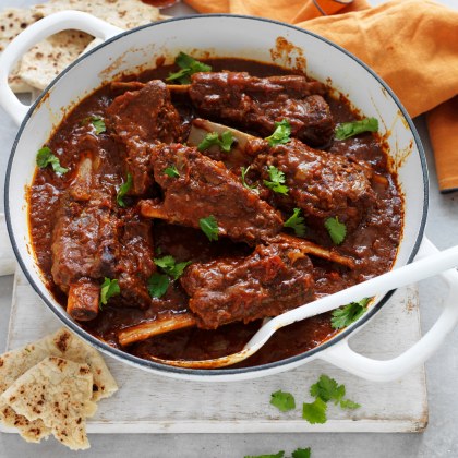 Slow Cooked Rogan Josh Beef Short Ribs