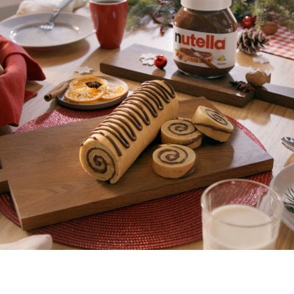 Nutella Yule Log
