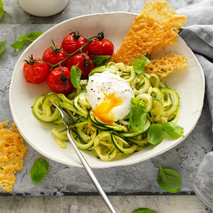 Zoodles and Egg Salad