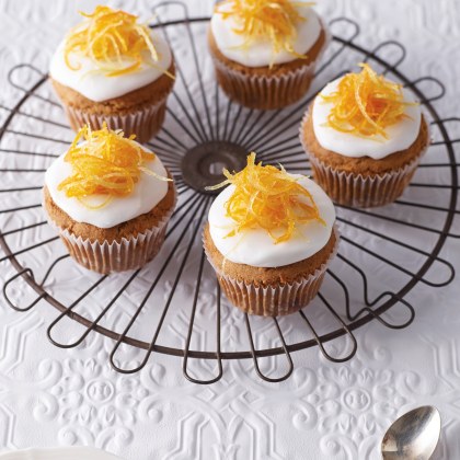 Gluten Free Ginger & Carrot Cupcakes