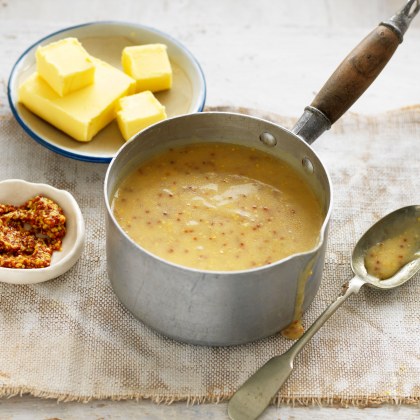 Creamy Mustard Butter Sauce