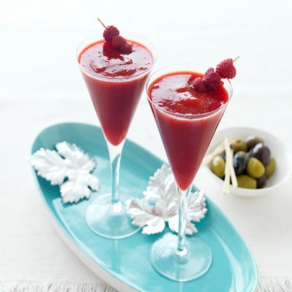 Frozen Raspberry Daiquiris