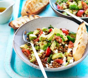 Avocado Lentilicious Salad