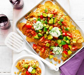 Baked Bean Nachos
