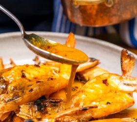 Balinese-Style Grilled Prawns with Satay and Chilli Butter Balinese-Style Grilled Prawns with Satay and Chilli Butter