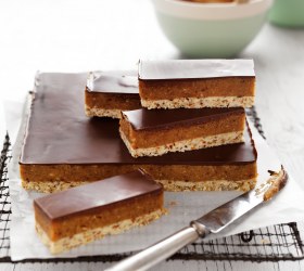 No-Bake Choc-Caramel Slice No-Bake Choc-Caramel Slice