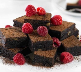 Dark Chocolate Slice with Pitted Prunes & Walnuts