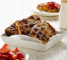 French Brioche with Marmalade Waffle