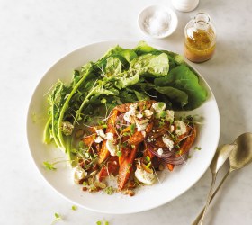 Sweet Potato, Feta, Toasted Tamari Almond Salad Sweet Potato, Feta, Toasted Tamari Almond Salad