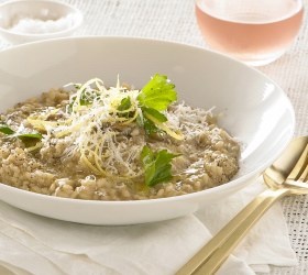 Cheesy Risotto With Mixed Mushrooms Cheesy Risotto With Mixed Mushrooms