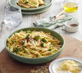 Bacon, Broccoli and Parmesan Pasta