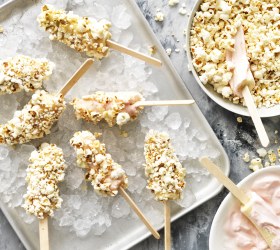 Banana and Popcorn Pops