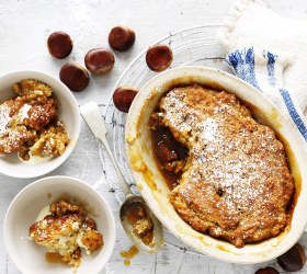 Chestnut and Golden Syrup Pudding Chestnut and Golden Syrup Pudding