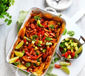 Butter Masala Chicken Nachos Butter Masala Chicken Nachos