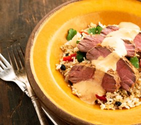 Garam Masala Lamb with Lemon Quinoa Pilaf Garam Masala Lamb with Lemon Quinoa Pilaf