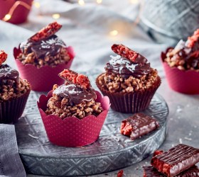 Cherry Ripe Chocolate Crackles