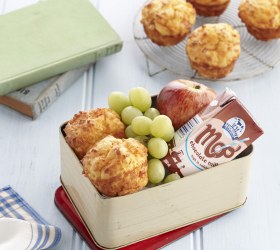 Cheesy Ham and Corn Puffs Cheesy Ham and Corn Puffs