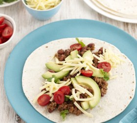 Cheesy Mexican Burritos