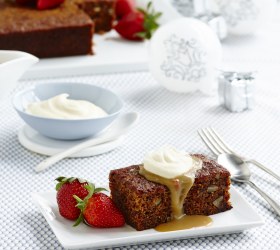 Sticky Date and Pecan Pudding with Chilli Ginger Butterscotch Sauce