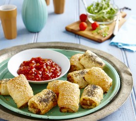 Cheddar Sausage Rolls
