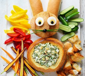 Easter Bunny Cob with Egg Salad