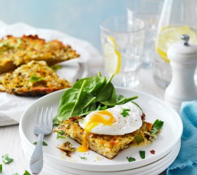 Poached Eggs with Potato Rosti