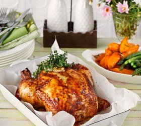 Roast Chicken with Creamy Herb Stuffing Roast Chicken with Creamy Herb Stuffing