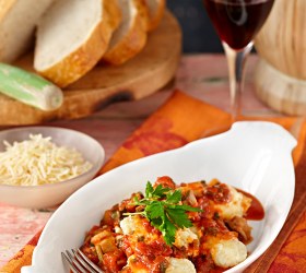 Ricotta Gnudi with Italian Hunter's Chicken