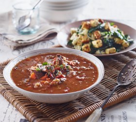 Greek Lamb with Baked PHILLY and Risoni