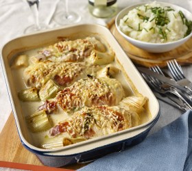 Baked Chicken with Mustard and Cheese