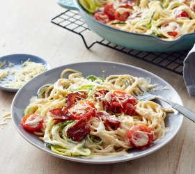 Four Cheese Zoodle Spaghetti
