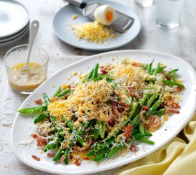 Green Bean, Bacon and Egg Salad
