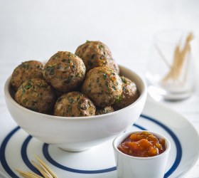 Herbed Turkey Balls Herbed Turkey Balls