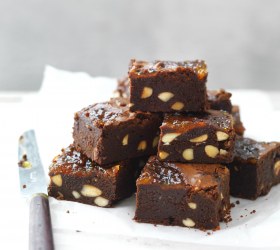 Almond and Marmalade Brownies