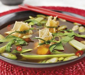 Chicken and Sweet Corn Wontons