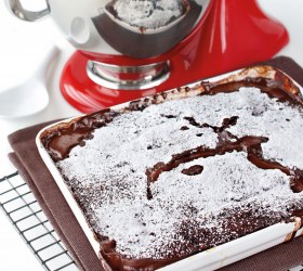 Chocolate and Ginger Self Saucing Pudding