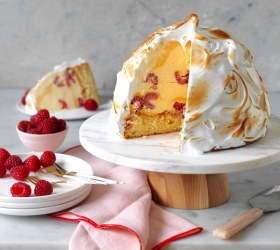 Lemon Curd Bombe Alaska